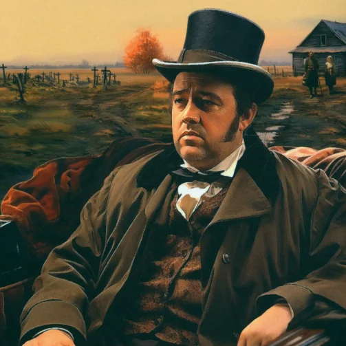 Иллюстрация к произведению «Мёртвые души»